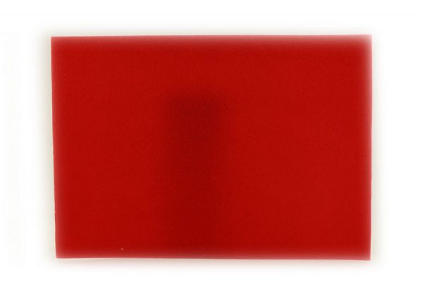 FEUTROUGE2 Hexis , красная ткань насадка на ракель , самоклеящаяся ,15смх21см, 1 шт