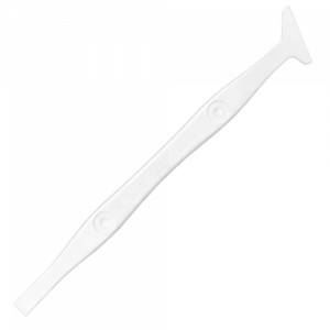 Ракель-палочка UZLEX WRAP STIC двусторонняя , белая, жесткая с магнитом.