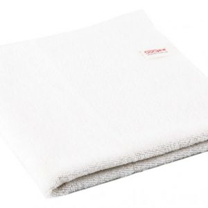 Microfiber dust cleaning Towel SGGD194, White, полотенце для чистки от пыли из микрофибры без кромки, белая 40х40 cm