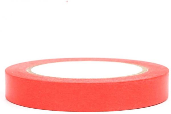 Автомобильная малярная лента (бумажный скотч) SGCB 18 мм x 50 м, красная