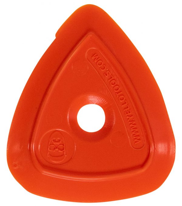 Пластиковый ракель 82° жёсткости по Шору Yel-Lo Plek Blade Orange