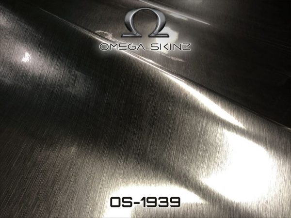Автовинил Omega Skinz Black Metal (Чёрная глянцевая) OS-1939, 152 см