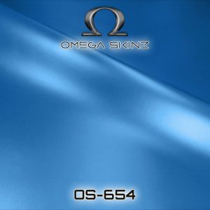 Автовинил Omega Skinz Brainwave Blue (Синяя матовая) OS-654, 152 см