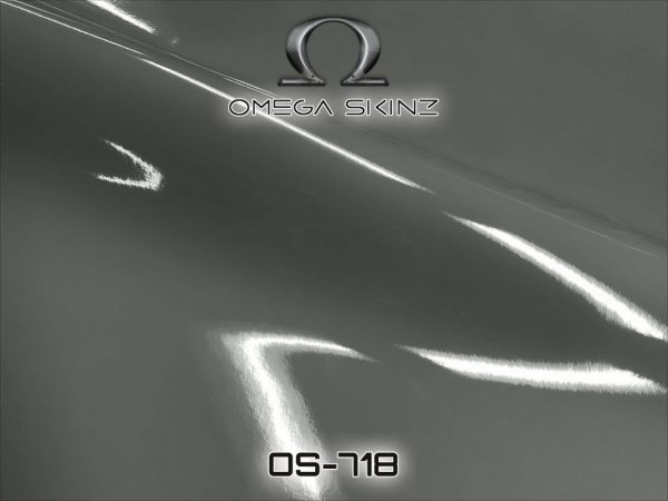 Автовинил Omega Skinz Nardo Grey (Серая глянцевая) OS-718, 152 см