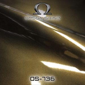 Автовинил Omega Skinz Fusion Tech (Коричневая глянцевая) OS-736, 152 см