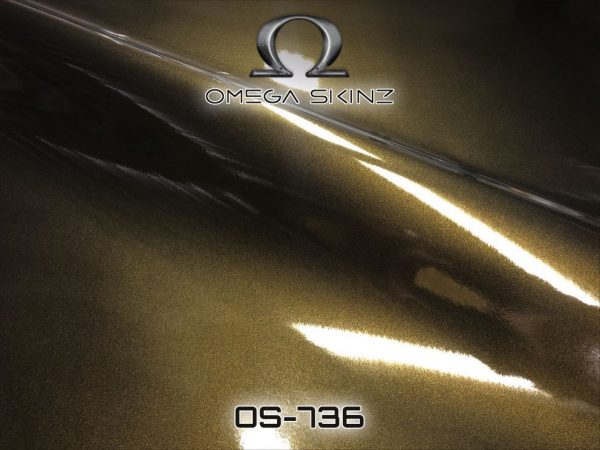 Автовинил Omega Skinz Fusion Tech (Коричневая глянцевая) OS-736, 152 см
