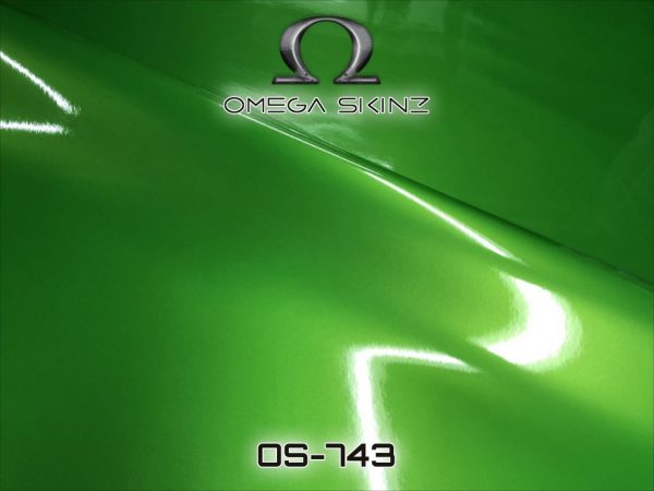 Автовинил Omega Skinz Funny Weed (Зеленая глянцевая) OS-743, 152 см