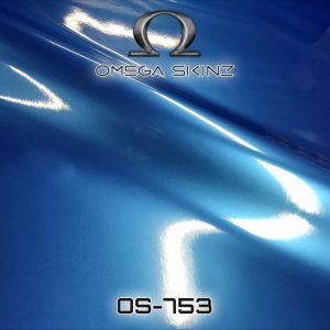 Автовинил Omega Skinz Rising Ripcur (Синяя глянцевая) OS-753, 152 см
