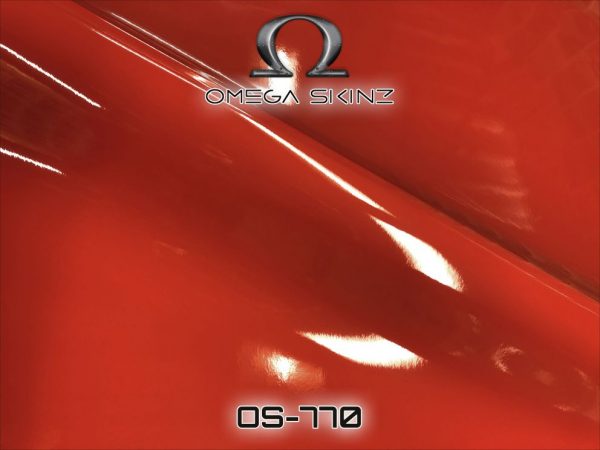 Автовинил Omega Skinz Maranello (Красная глянцевая) OS-770, 152 см