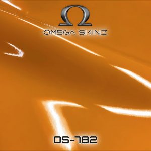 Автовинил Omega Skinz Driven Orange (Оранжевая глянцевая) OS-782, 152 см