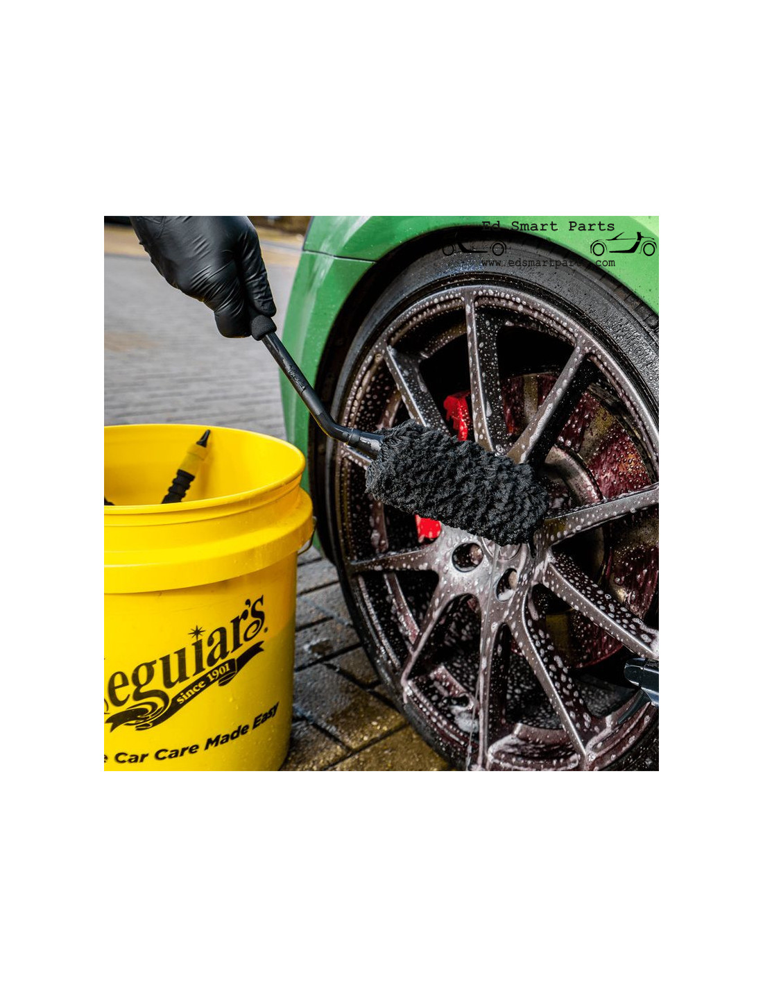 Щетка для чистки колеса (Угловая) Meguiar's Supreme Microfibre Angled Wheel Cleaning Brush, Medium