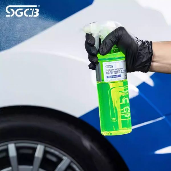 SGCB Tire & Plastic Shine. Чернитель для шин. Очиститель резины, пластика, винила SGFB027